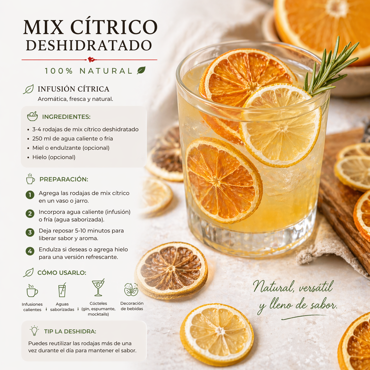 Mix cítricos (naranja + limón)