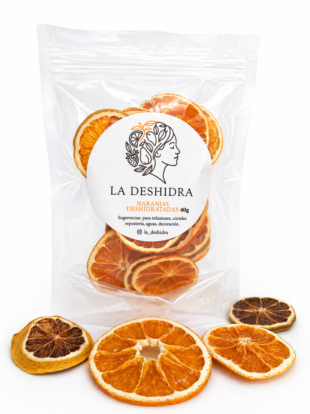 Naranjas Deshidratadas (40 gramos)